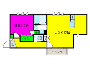 中百舌鳥コートの物件間取画像